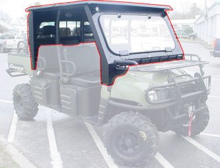 All Steel Complete Cab Enclosure System for Polaris 2009 Ranger Crew 700
