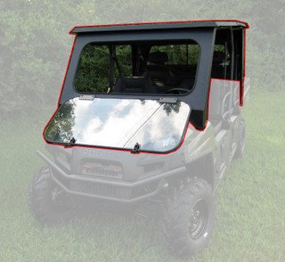 All Steel Complete Cab Enclosure System for Polaris 2009 Ranger Crew 700 - Image 3