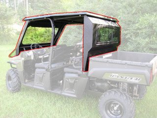 All Steel Complete Cab Enclosure System for Polaris 2009 Ranger Crew 700 - Image 4