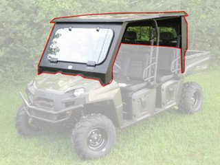 All Steel Complete Cab Enclosure System for Polaris 2009 Ranger Crew 700 - Image 5
