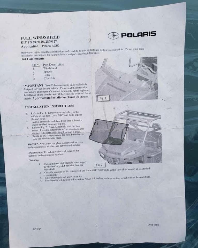 Polaris Ranger windshield - Image 4